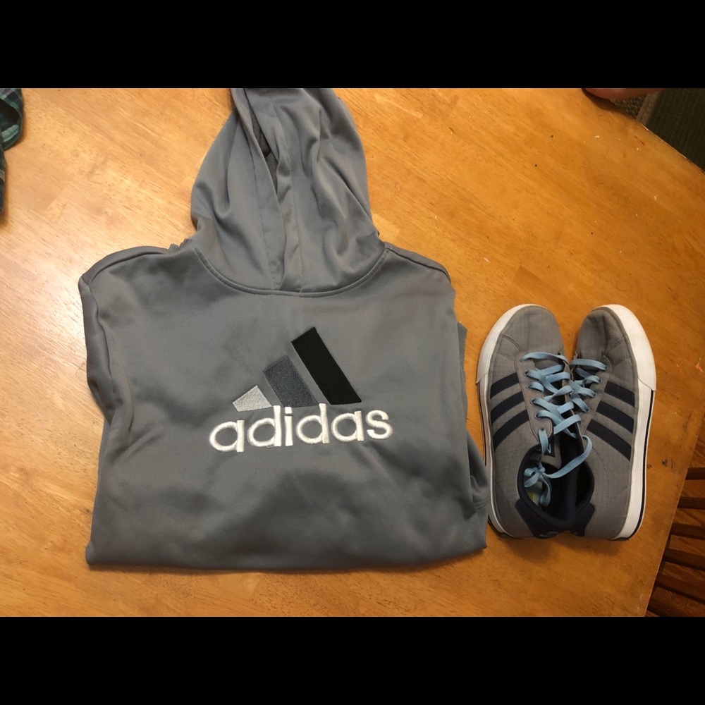 Adidas hooded sweatshirt